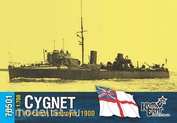 KB70501 КомБриг 1/700 Эсминец HMS Cygnet (D-class) Destroyer, 1900