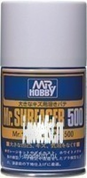 B-506 Gunze Sangyo Primer spray Mr.Surfacer 500. Volume: 100 ml.