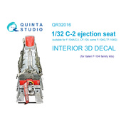 QR32016 Quinta Studio 1/32 Кресло C-2 для семейста F-104 (Italeri)