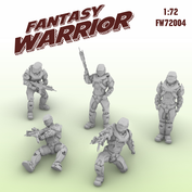 fw72004 Fantasy Warrior 1/72 Отряд космодесанта