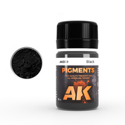 AK039 AK Interactive Сухой чёрный пигмент / BLACK PIGMENT