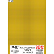 20042 SX-Art Masking paper with marking 200x300mm (2 sheets)