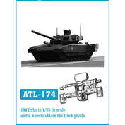 ATL-35-174 Friulmodel 1/35 Tracks, iron, for tank 14 ARM