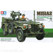 35125 Tamiya 1/35 American Jeep M151A2 (build options: army and marine) with M220 rocket launcher and driver