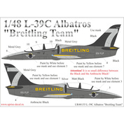 UR48155 UpRise 1/48 Декаль для L-39C Albatros 