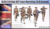 35GM0014 Gecko Models 1/35 W.W.II British MG Team Marching