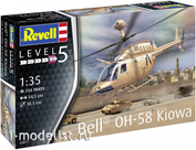 03871 Revell 1/72 American light helicopter OH-58 KIOWA