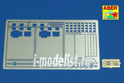 16 005 Aber 1/16 photo etched parts for Rear fenders for Tiger I, Ausf.E-Early version