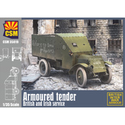 CSM35019 Copper State Models 1/35 Бронированный тендер британской и ирландской службы