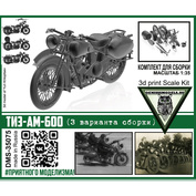 DMS-35075 ДМС 1/35 Мfromоцикл ТИЗ-АМ-600