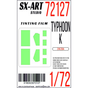 72127 SX-Art 1/72 Typhoon-K Tinting film (Zvezda)