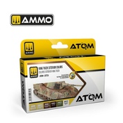 ATOM20726 Ammo Mig Набор ATOM Цвета экстерьера KING TIGER / ATOM KING TIGER Exterior colors Set (6 цветов)