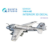 QD48324 Quinta Studio 1/48 3D Декаль интерьера кабины A-6E (Kinetic)