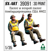 39091 SX-Art 1/35 Пилот и второй пилот бомбардировщика США WWII (2 фигуры)