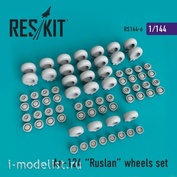 RS144-0006 Reskit 1/144 Смоляные колеса для An-124 Ruslan
