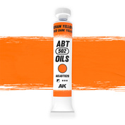 Abt020 Abteilung 502 Oil paint Dark yellow faded