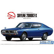 06107 Aoshima 1/24 Автомобиль Nissan Skyline HT2000GT-X KGC110 '74