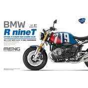 MT-003t Meng 1/9 Motorcycle BMW R nineT Option 719 Mars Red/ Cosmic Blue (Painted)