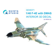 QD48371 Quinta Studio 1/48 3D Декаль интерьера кабины F-4E c DMAS (Meng)