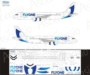 320-035 Ascensio 1/144 Декаль на самолёт A320 (FlyOne)
