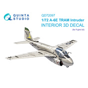 QD72097 Quinta Studio 1/72 3D Декаль интерьера кабины A-6E TRAM Intruder (Fujimi)