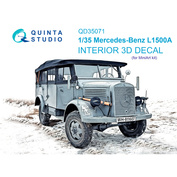 QD35071 Quinta Studio 1/35 3D Interior Decal for Mercedes-Benz L1500A (MiniArt)