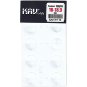 WT18 KAV models Stencil for painting circles 18-18.9 mm