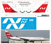 777300-22 PasDecals 1/144 Декаль на Boing 777-300  Nordwind New