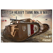 TS-020 Meng 1/35 Британский тяжелый танк Mk.V Male