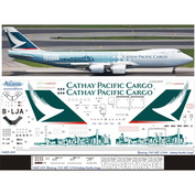 748F-001 Ascensio 1/144 Декаль на самолёт Боеiнг 747-8F (Cathay Pacific Cargo)