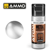 ATOM20165 Ammo Mig Акриловая краска ATOM COLOR METALLIC Алюминий / Aluminium