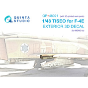 QP+48021 Quinta Studio 1/48 TISEO для F-4E (Meng) (с 3D-печатными деталями)