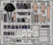FE504 Eduard 1/48 Color photo etched parts for the Ar 196 interior S. A.