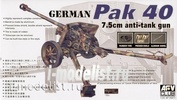 AF35071 AFVClub 1/35 Pak 40 76m Gun