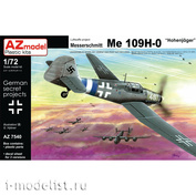 AZ7540 AZ Model 1/72 Messerschmitt Bf 109H-0 Aircraft