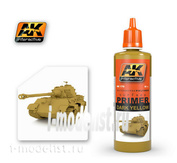 AK176 AK Interactive Грунтовка темно-желтая (DARK YELLOW PRIMER), 60 мл.