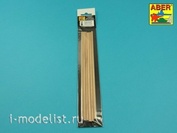 WR5 Aber Wooden rods 0.5 mm length 245 mm x6 PCs