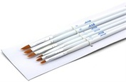 3694 Jas brush Set of synthetic hair retouching, 6 pieces (№1, 2, 3, 4, 5, 6)