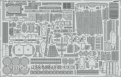 53252 Eduard photo etched parts for 1/350 USS CV-10 Yorktown island