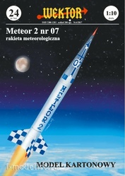 WEKTOR 024 WEKTOR Бумажная модель  METEOR-2 nr 07 
