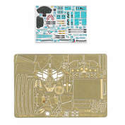 072031 Microdesign 1/72 Photo Etching Kit Color Dashboards for MiGG-15 UTI (Modeler, HobbyBoss)
