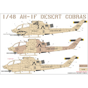 UR48158 UpRise 1/48 Декаль для AH-1F Desert Cobras