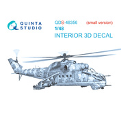 QDS-48356 Quinta Studio 1/48 3D Decal Cabin Interior Mu-24D (Trumpeter)