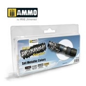 AMIG7305 Ammo Mig Paint Set DRYBRUSH Metallic Colors