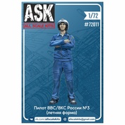 ASK72011 All Scale Kits (ASK) 1/72 Russian Air Force/VKS Pilot (Summer uniform) No. 3