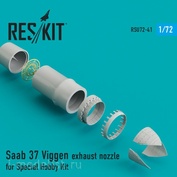 RSU72-0041 RESKIT 1/72 Saab 37 Viggen Nozzle for Special Hobby Kit