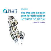 QR48036 Quinta Studio 1/48 Кресло MB Mk.6 для Buccaneer (Airfix), 2 шт.