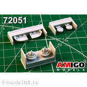 AMG72051 Amigo Models 1/72 Я-130 Набор заглушек и турбина низкого давления двигателя АИ-222-25