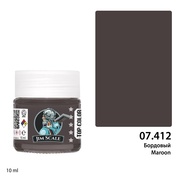 07.412 Jim Scale Краска для моделей спиртовая (7-ая серия) Бордовый Maroon
