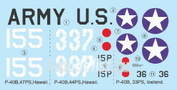 AMLC 9 003 AML 1/72 Decal Curtiss P-40B 2 decal versions : P-40 over Pearl Harbor